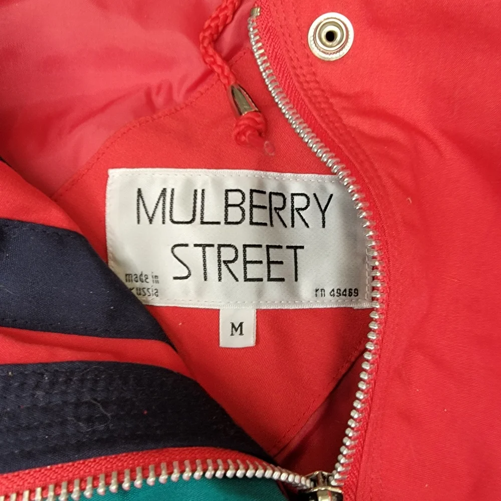 Mulberry Street 80's Drop Shoulder Ski Jacket Made In Russia Medium